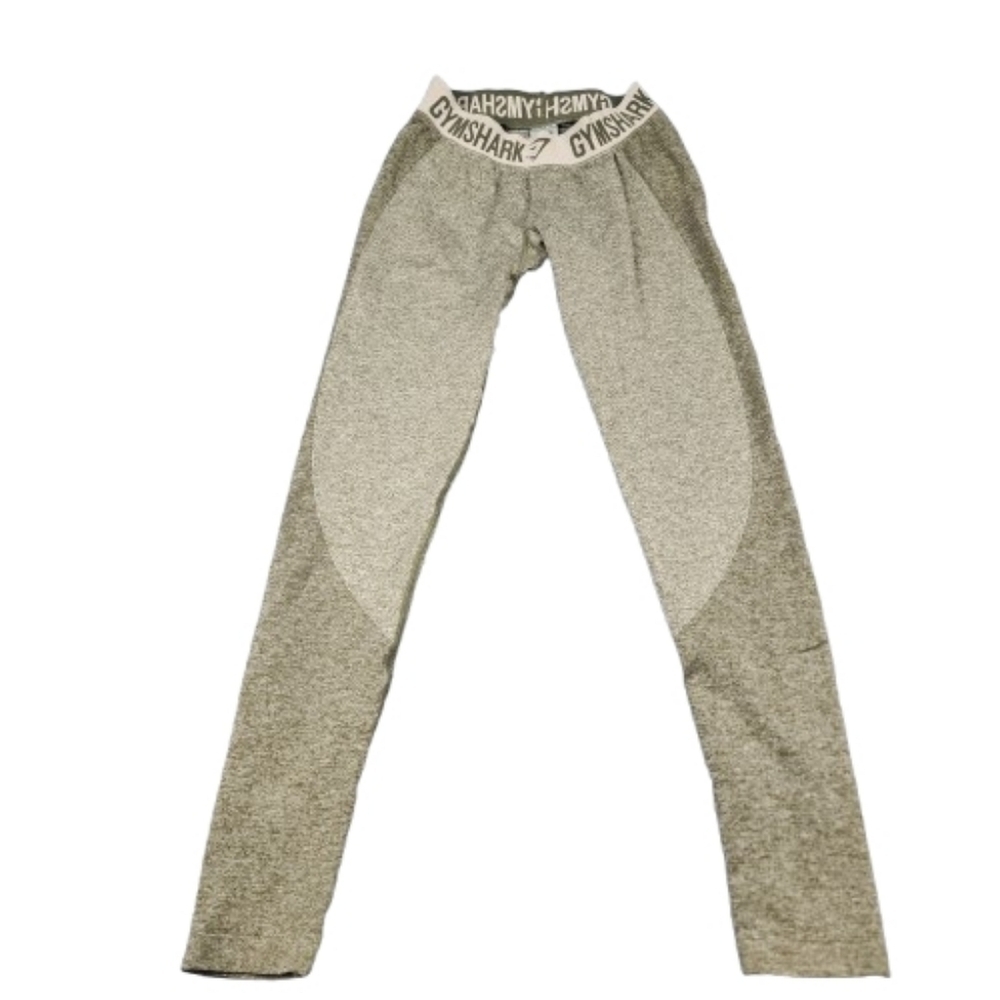 Gymshark Athletic Seamless Olive Green Leggings Athleisure Sporty Small